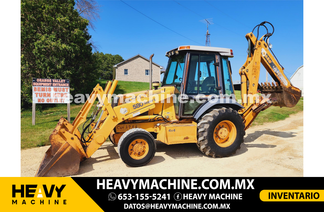 Maquinaria Pesada Retroexcavadora 2001 Case 580 Super L